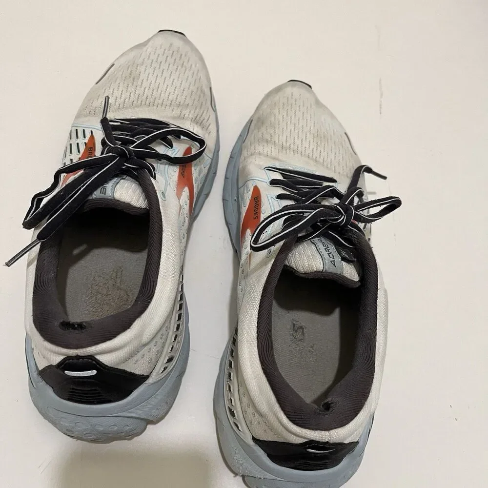 Brooks Adrenaline GTS 21 Women's Running Shoes Size 11 B (Medium) White Blue